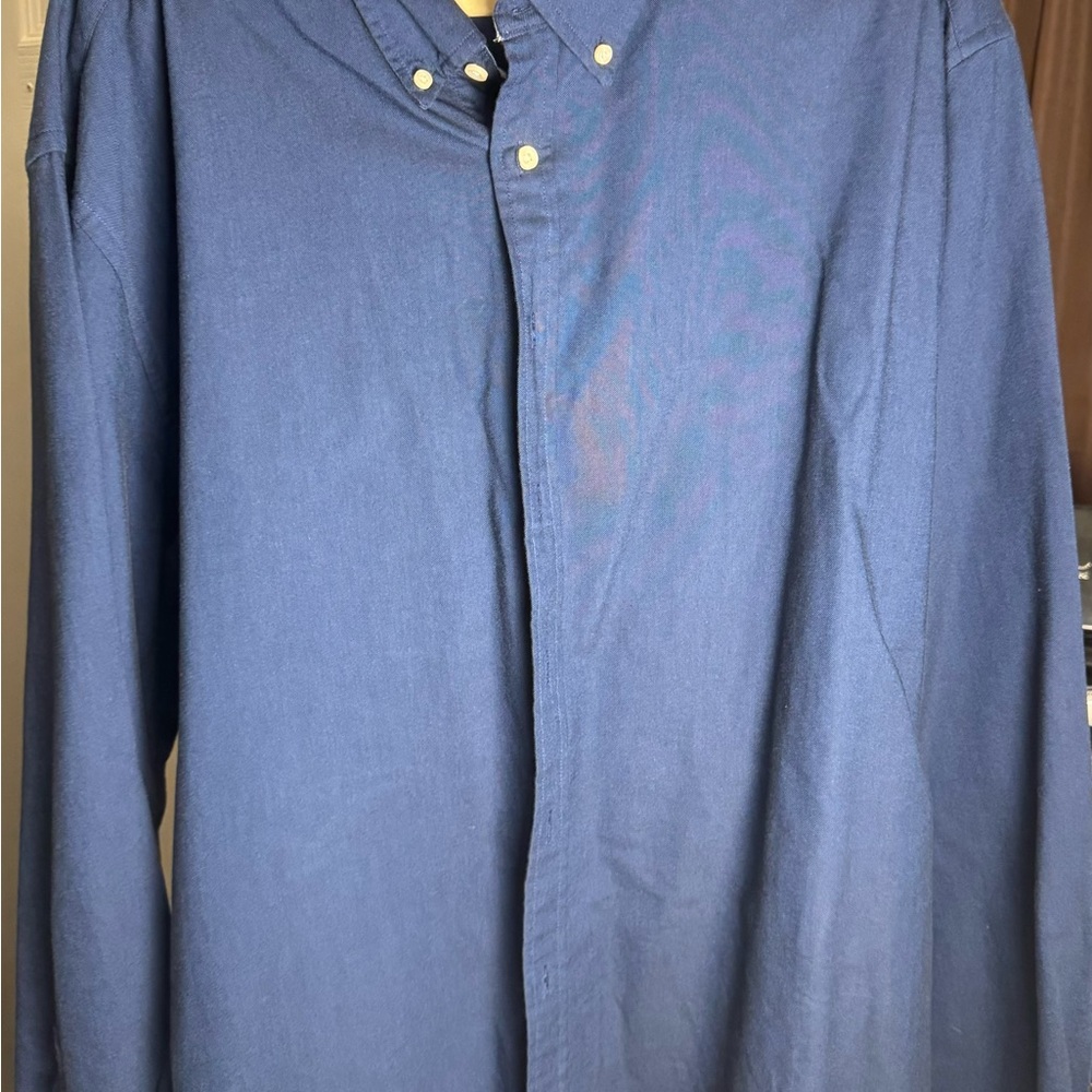Tommy Hilfiger Blue Lightweight Shirt Jacket Relaxed Fit